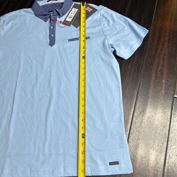 Short sleeve T-shirt with pocket and collar Guide London casual, golf preppy - Picture 4 of 6